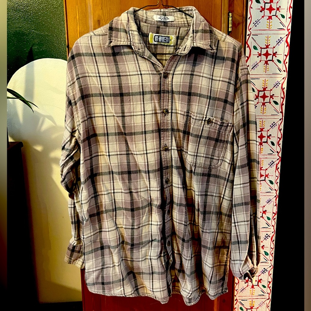 Men’s Brown Flannel